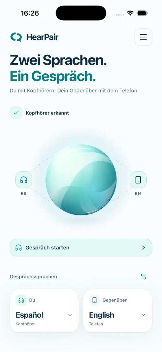 HearPair · Überblick · de