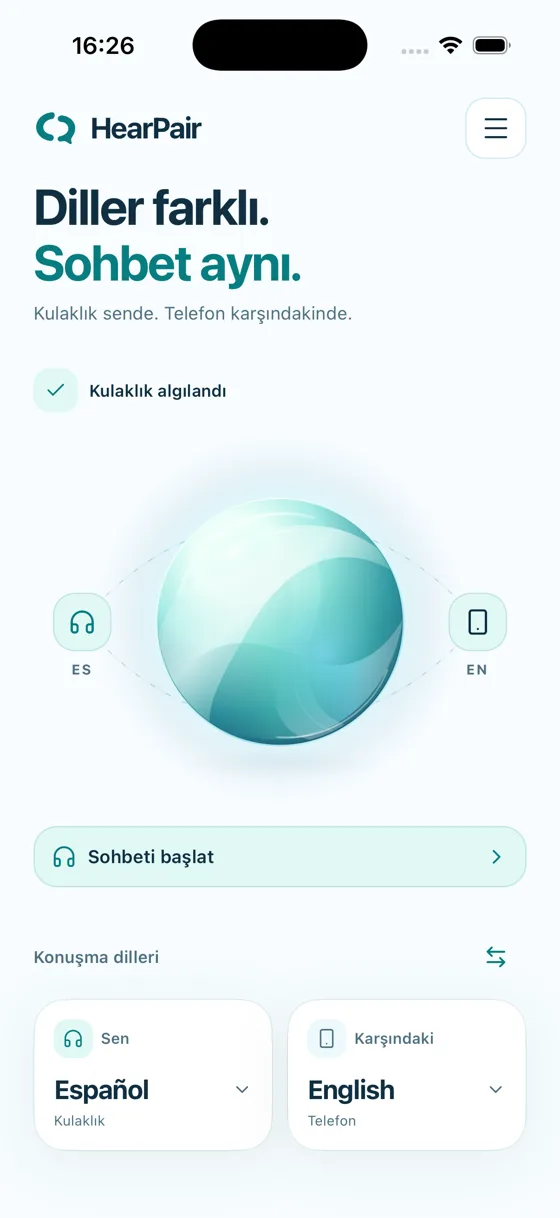 HearPair · Genel bakış · tr